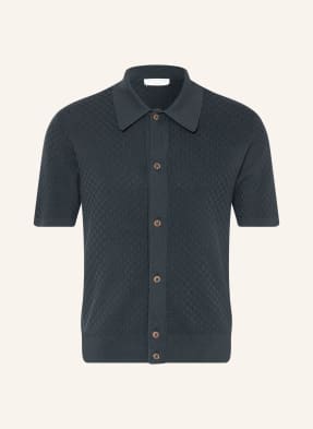 Tiger Of Sweden Pletená Košile Araawen Slim Fit černá