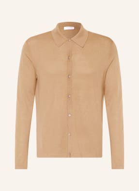 Tiger Of Sweden Košile Verklin Slim Fit velbloudí