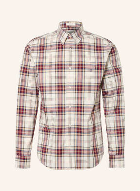 Gant Košile Regular Fit tmavě červená / režná / tmavě modrá