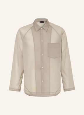 Goldwin Košile Sheer Nylon Wind Comfort Fit černošedá