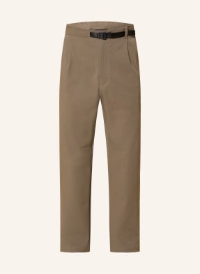 Goldwin Kalhoty One Tuck Tapered Fit khaki