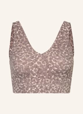 Sweaty Betty Sportovní Podprsenka Ultimate Studio béžová / černošedá