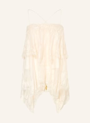 Aje. Top Ophelia Lace Cami S Krajkou tmavě žlutá
