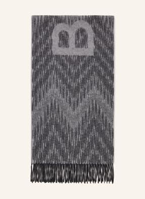 Bogner Šála Scarf-1 světle šedá / tmavě šedá