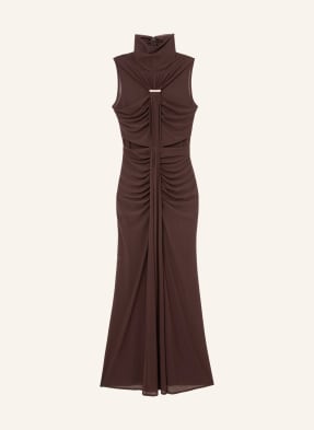 Reiss Mesh-Kleid Colette braun