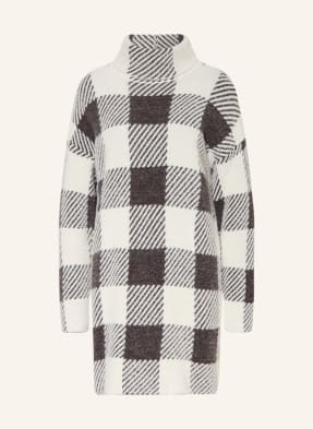 Barbour International Pletené Šaty Amaya režná / tmavě hnědá