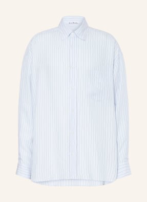 Acne Studios Košile Custom Fit tmavě modrá / tmavě modrá / bílá
