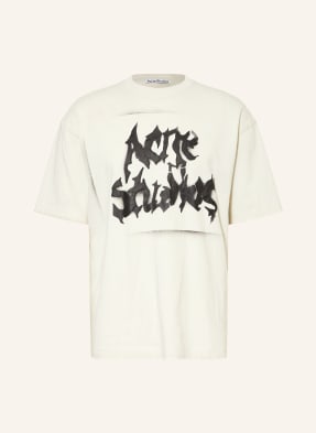 Acne Studios Oversized Tričko režná / bílá / černá