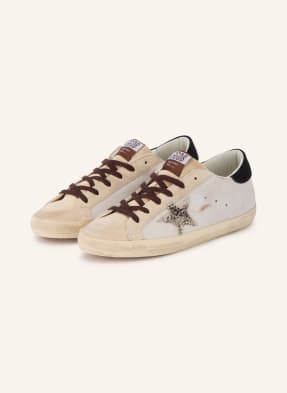 Golden Goose Tenisky Super-Star režná / tmavě hnědá / světle šedá