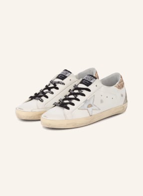 Golden Goose Tenisky Super-Star bílá / stříbrná / béžová