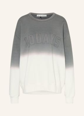 10days Mikina Oversized tmavě šedá / růžová / režná