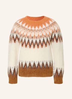 Darling Harbour Pullover Mit Alpaka weiss