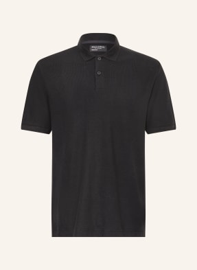 Marc O'polo Polo Tričko Z Jerseyu, Regular Fit, S Lnem černá