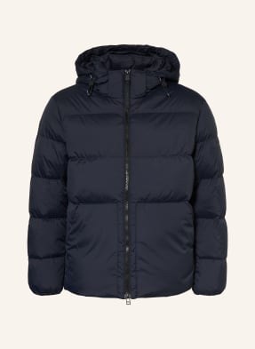 Marc O'polo Daunenjacke Mit Abnehmbarer Kapuze blau