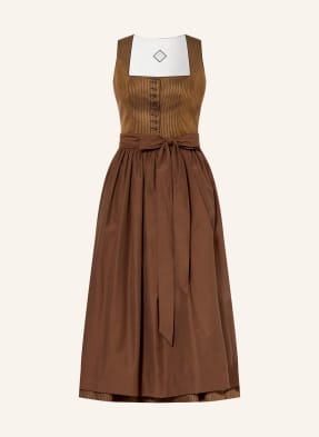 Waldorff Dirndl Geni hnědá / světle hnědá / růžová