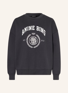 Anine Bing Oversized Mikina Miles černá / bílá