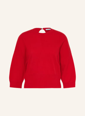 Mrs & Hugs Pullover Mit Cashmere Und 3/4-Arm rot