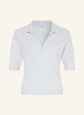 Mrs & Hugs Pletené Polo Tričko S Kašmírem tmavě modrá