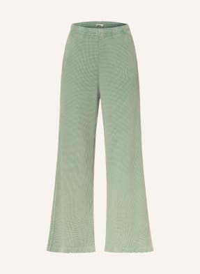 American Vintage Pletené Kalhoty Uscow zelená