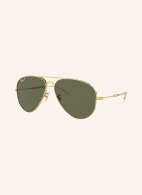 Ray-Ban Sluneční Brýle rb3825 zlatá/zelená polarizovaná