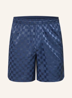Lululemon Tréninkové Šortky Checkerboard Satin 7in tmavě modrá