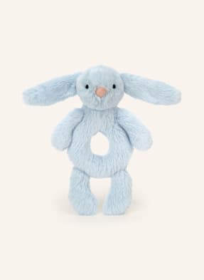Jellycat Plyšová Chrastítka Bashful Blue Bunny tmavě modrá