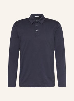 Sunspel Jerseyové Polo Tričko Classic tmavě modrá