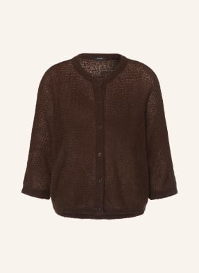 Opus Strickjacke Daris Mit 3/4-Arm braun