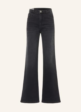 Opus Wide Leg Jeans Mivy grau
