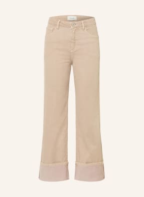 Opus Cropped Jeans Miva beige