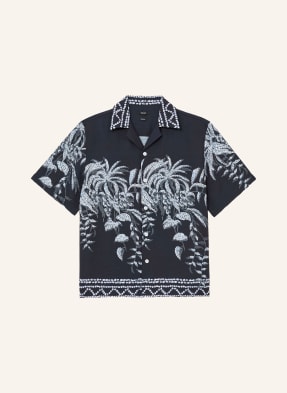 Reiss Letní Košile Camino Relaxed Fit tmavě modrá / bílá