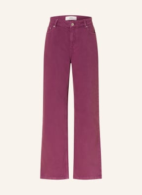 Ba&Sh Džíny S Širokými Nohavicemi Boney purple dark purple