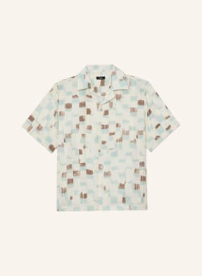 Reiss Košile Vespucci Comfort Fit režná / hnědá / tmavě modrá