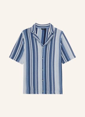 Reiss Košile Fleet Slim Fit tmavě modrá / tmavě modrá / bílá