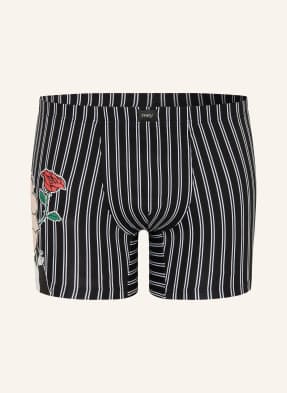 Mey Boxerky Série Mey × Loriot černá / červená / bílá