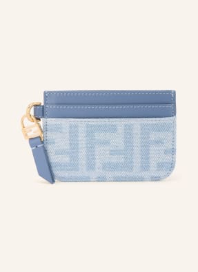 Fendi Pouzdro Na Karty Baguette tmavě modrá / zlatá