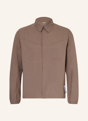 Satisfy Overshirt Peaceshell™ hnědá