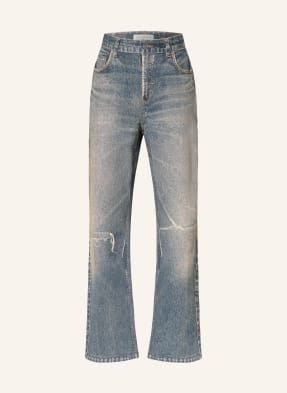 Allsaints Rovné Džíny Ida Terry 10476 illusion tint blue