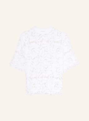 Allsaints Tričko Amelie Z Krajky bílá