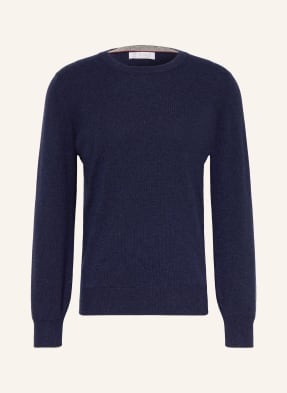 Brunello Cucinelli Cashmere-Pullover blau