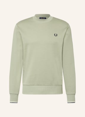 Fred Perry Mikina světle zelená
