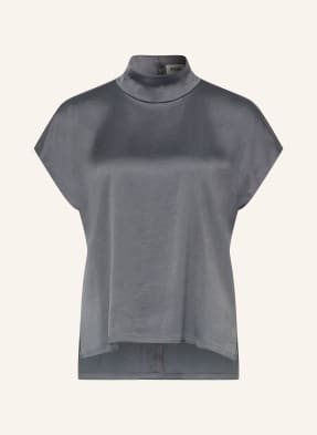 Drykorn Blusenshirt Alaria_1 Aus Satin grau