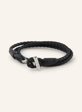 Tom Ford Lederarmband schwarz