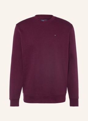 Tommy Jeans Mikina tmavě červená