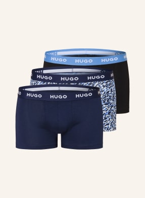 Hugo Boxerky, 3 Kusy V Balení tmavě modrá / modrá / černá