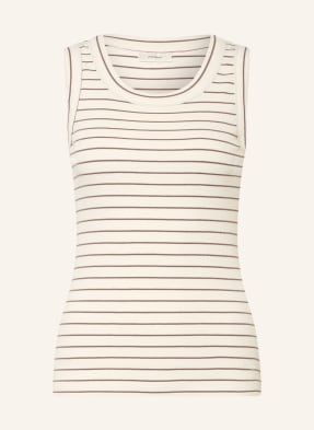 Inwear Top Dagnal krémová / černošedá