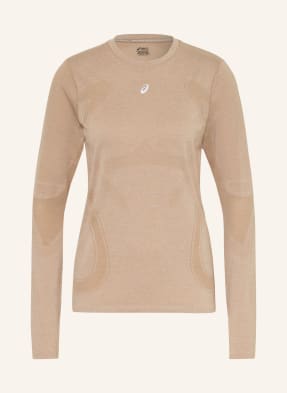 Asics Laufshirt Road Seamless Ls beige