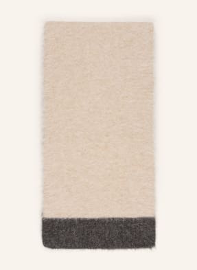 Samsøe  Samsøe Šála Sajeanne S Alpakou béžová / tmavě šedá