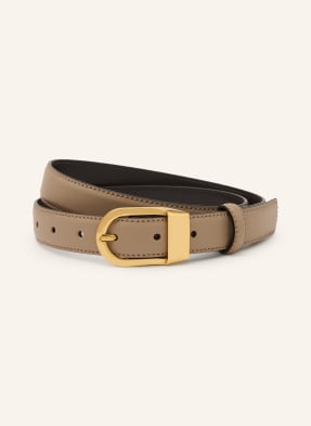 Reiss Ledergürtel Hazel beige