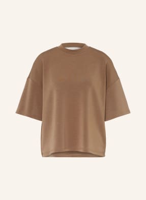Selected Oversized Tričko S 3/4 Rukávy hnědá